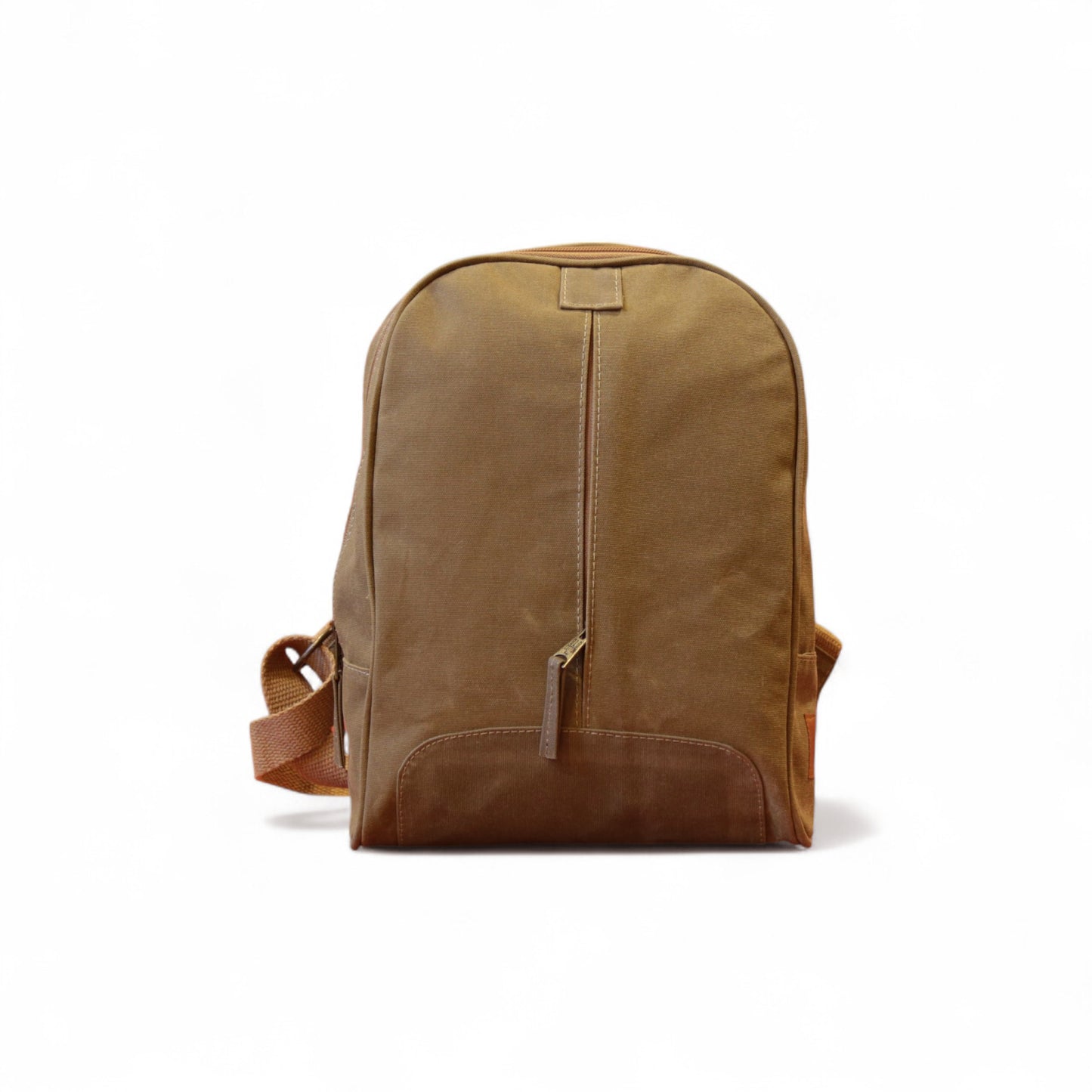 Fermuarlı Camel Sırt Çantası