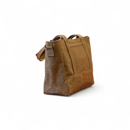 Büyük Boy Camel Tote Çanta