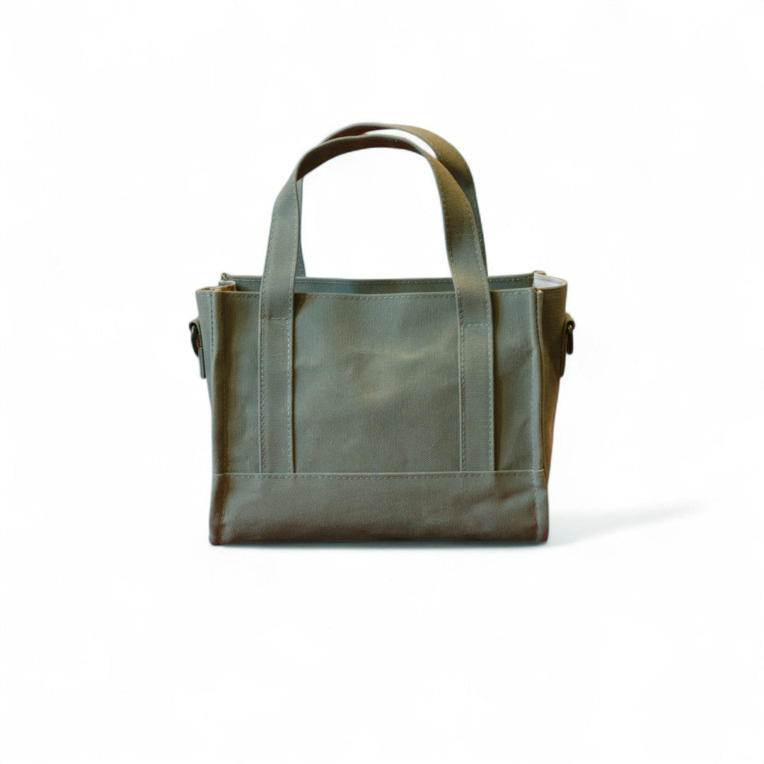 Orta Boy Buz Gri Tote Çanta