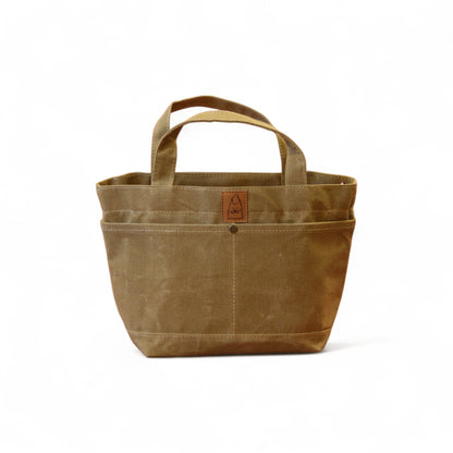 Orta Boy Dış Cepli Camel Tote Çanta
