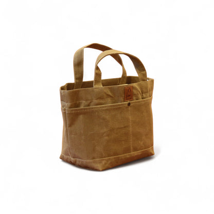 Orta Boy Dış Cepli Camel Tote Çanta
