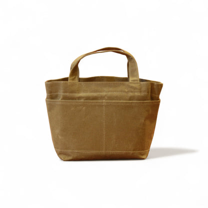 Orta Boy Dış Cepli Camel Tote Çanta