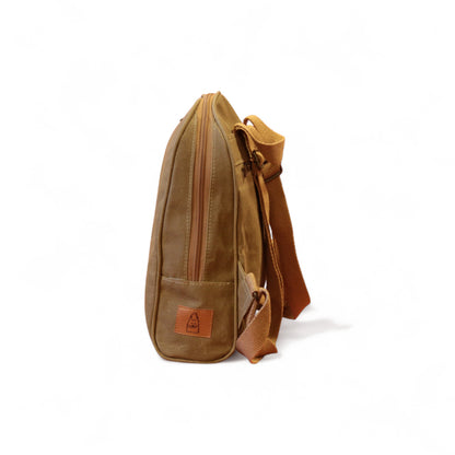 Fermuarlı Camel Sırt Çantası