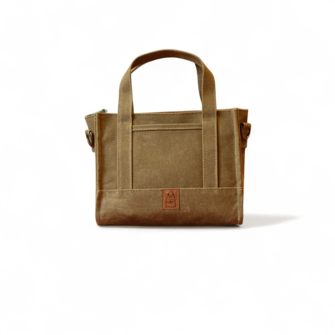 Orta Boy Camel Tote Çanta