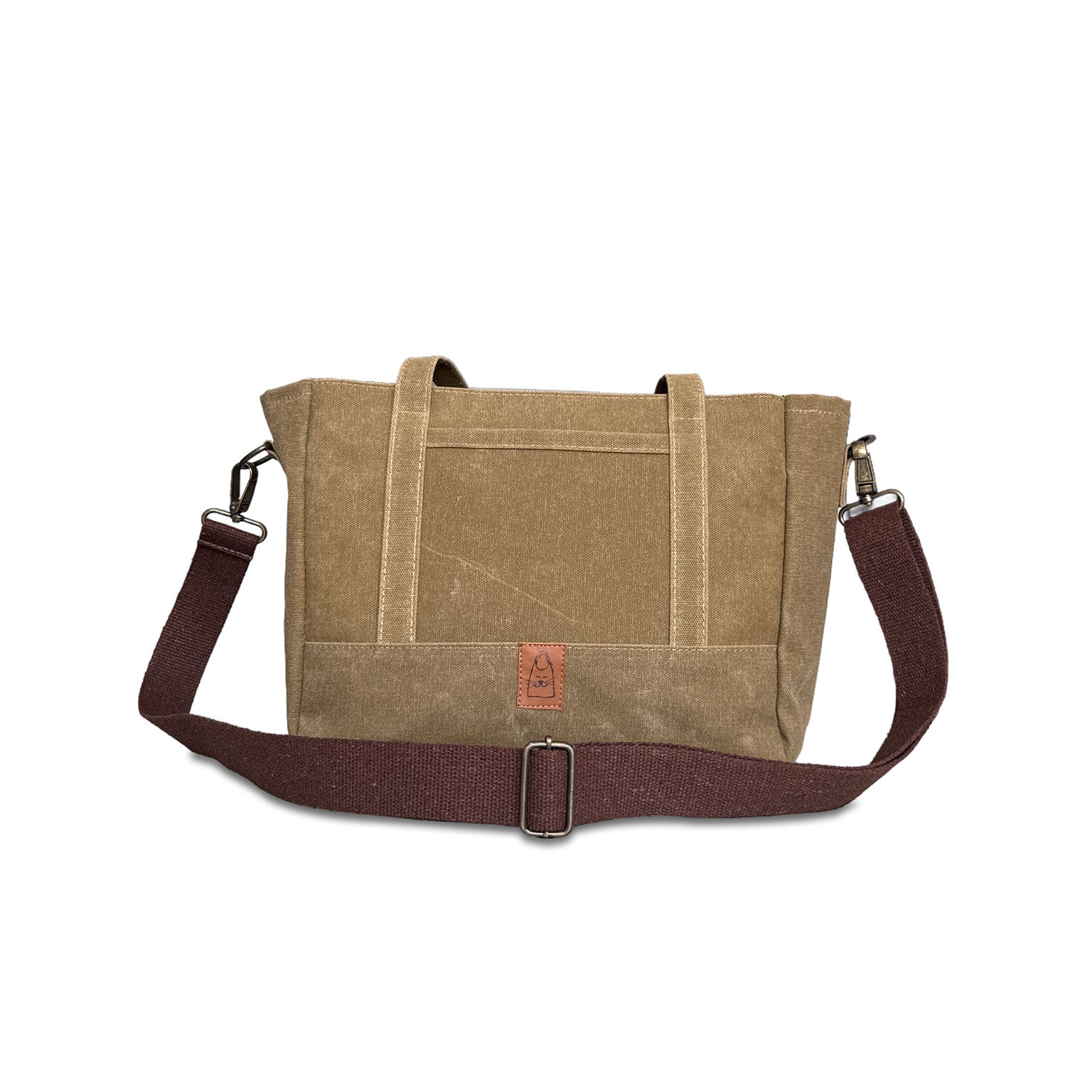 Büyük Boy Karamel Tote Çanta