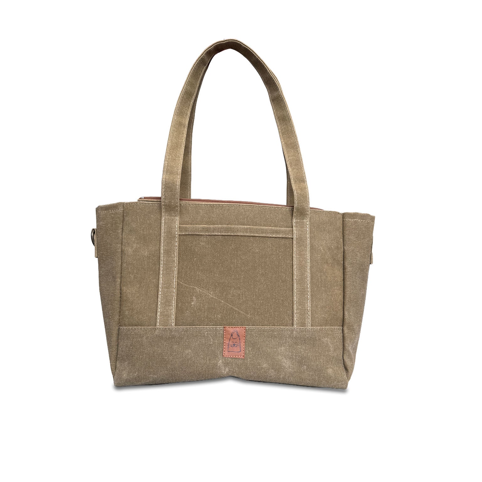 Büyük Boy Karamel Tote Çanta