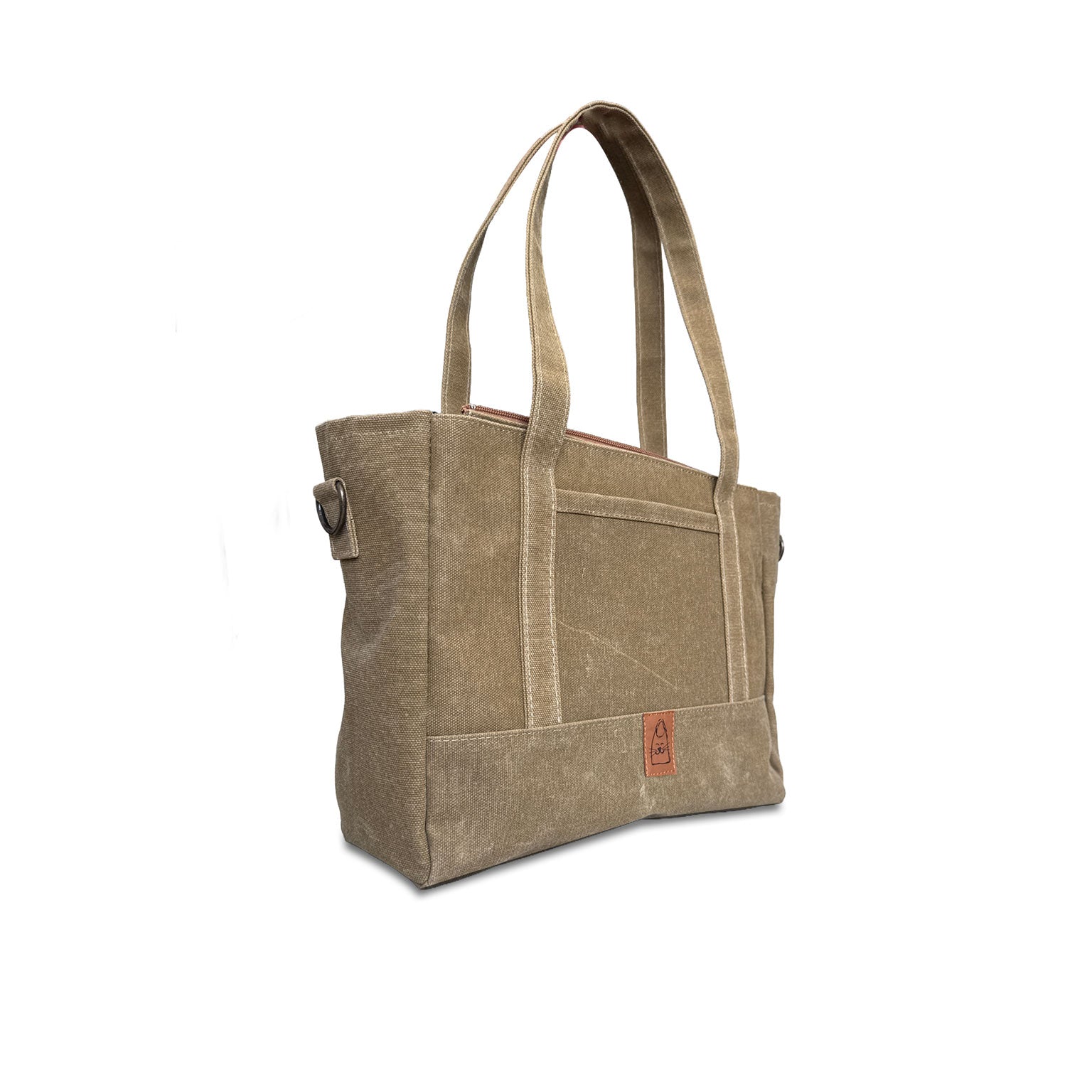Büyük Boy Karamel Tote Çanta