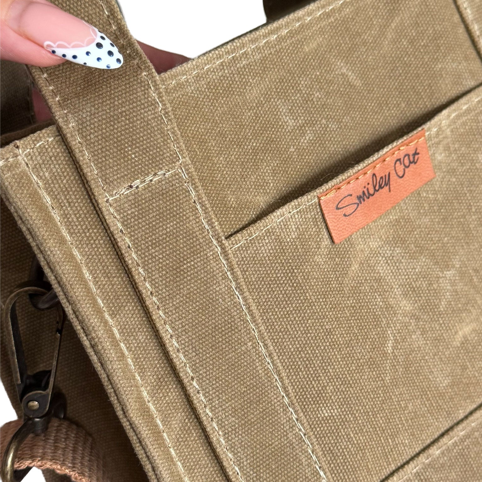 Küçük Boy Karamel Tote Çanta
